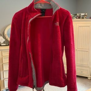 North face zip up jacket